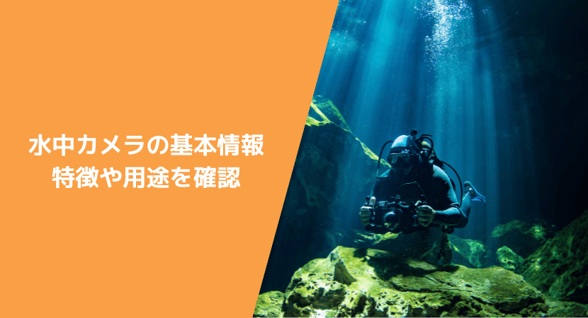 水中カメラとは? 特徴や活用例などを解説