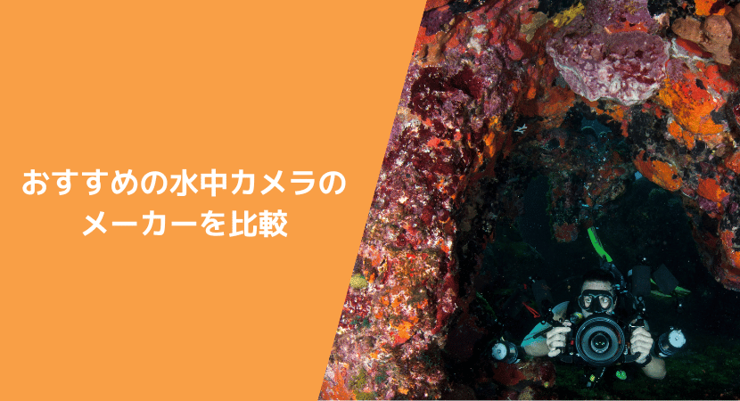 水中カメラのおすすめメーカーを紹介