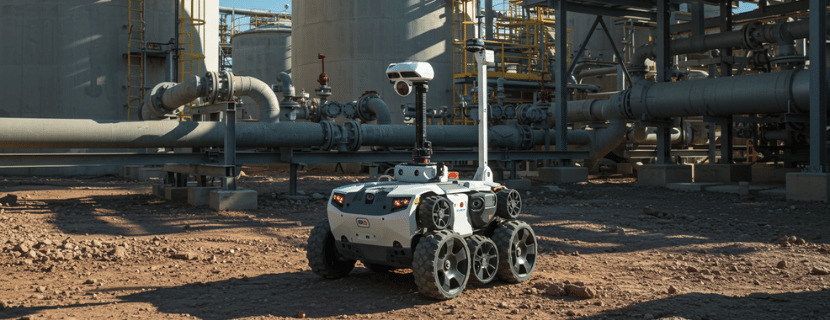 実際の現場でのプラント点検ロボットの活用用途を紹介